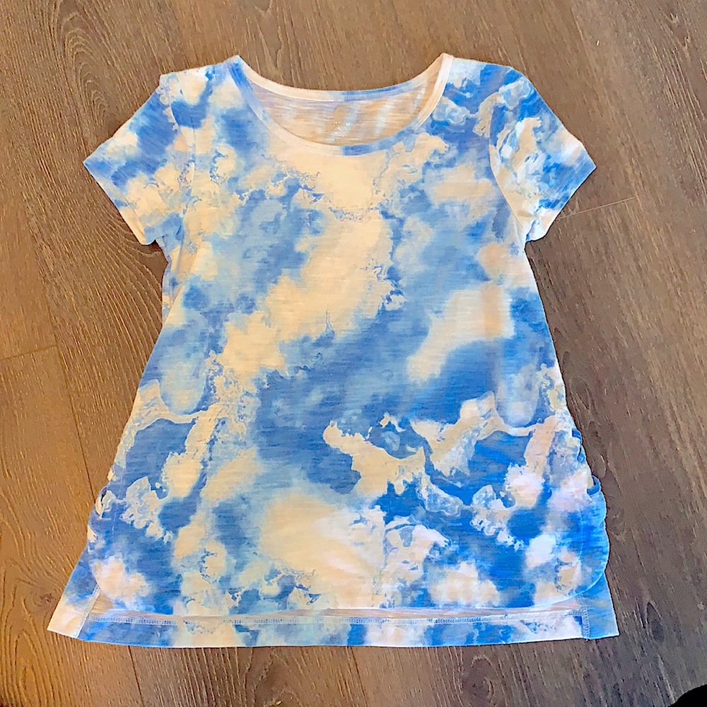 Blue tye dye super soft Leggings tee  SIZE 12